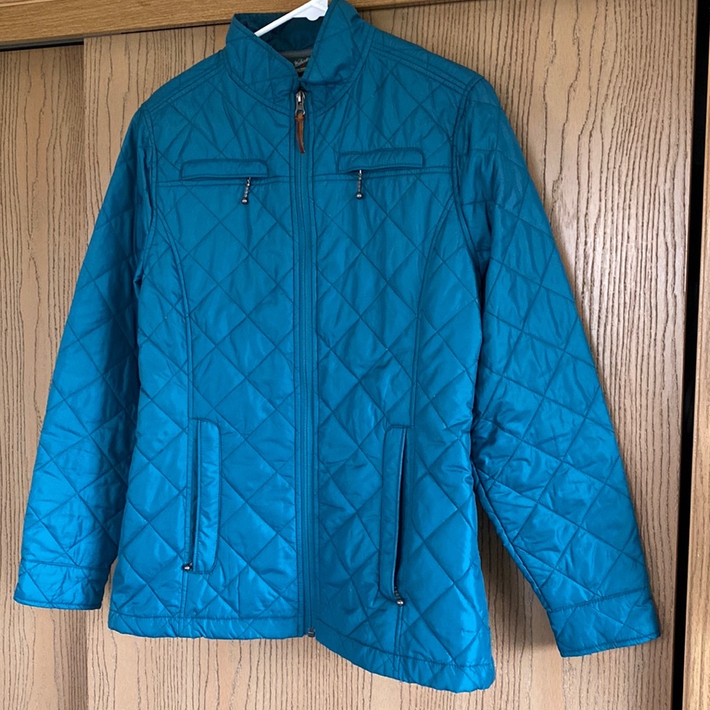 Woolrich Turquoise Teal Jacket. Size Medium.